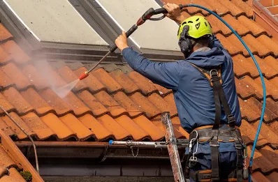 Démoussage et hydrofuge de toiture à Hautaget