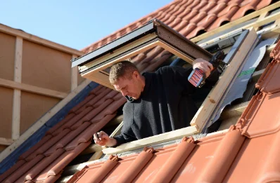 Pose de fenêtres de toit Velux à Hautaget
